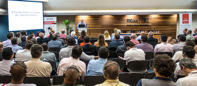 Especialista Frank Romano dá grande aula no Brasil sobre a indústria de impressão