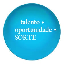 Talento + oportunidade = Sorte